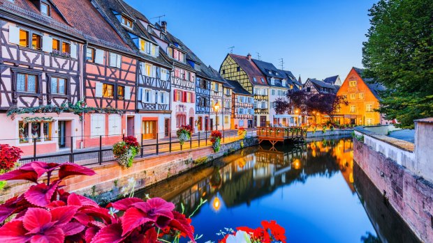 Strasbourg in France has pretty half-timbered gingerbread-style houses.