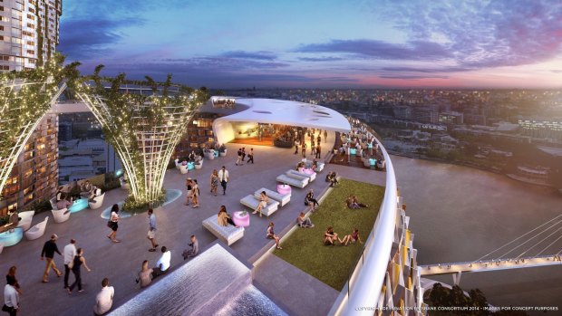 Business and political leaders have called Destination Brisbane's Queens Wharf development a "game changer" for the city.