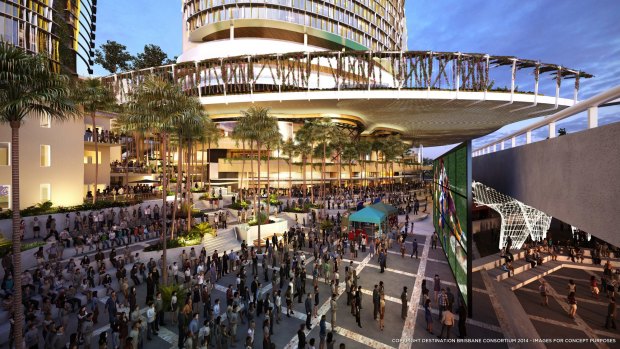 Lord Mayor Graham Quirk wants adequate public transport links to the new Queens Wharf casino.