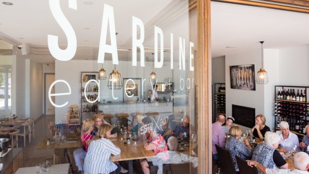 Get hooked: Sardine eatery in East Gippsland.