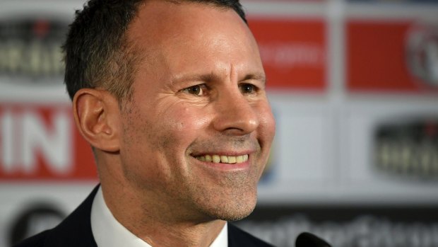 Ryan Giggs was all smiles on Monday.