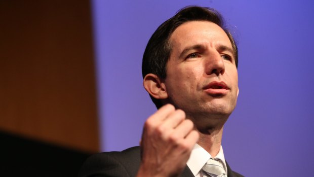 Education Minister Simon Birmingham.