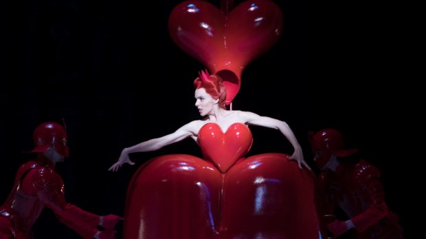 Amy Harris as The Queen of Hearts in the Australian Ballet's  <i>Alice's Adventures in Wonderland</i>. 