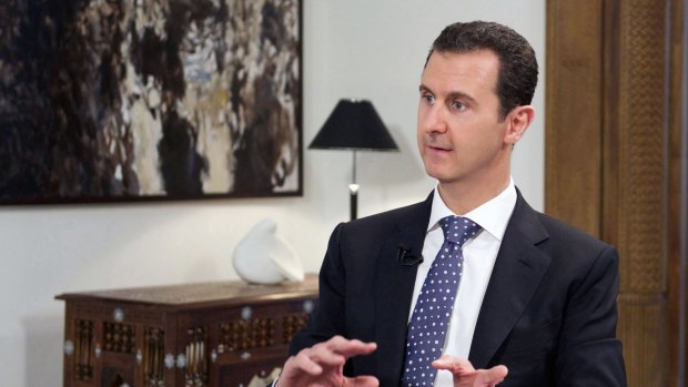 Syrian President Bashar al-Assad in Damascus in December. 