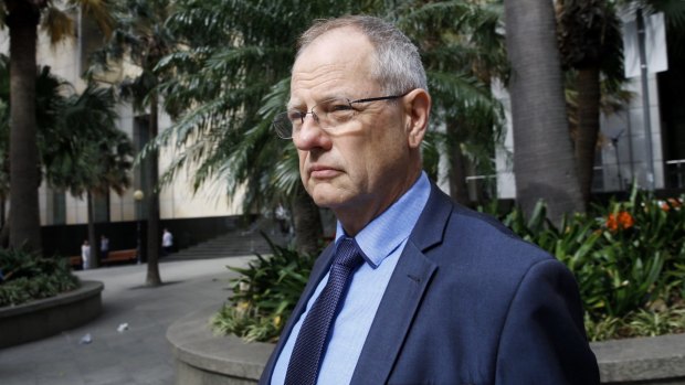 Trinity Grammar School deputy headmaster Peter Green after giving evidence at the royal commission on Friday.