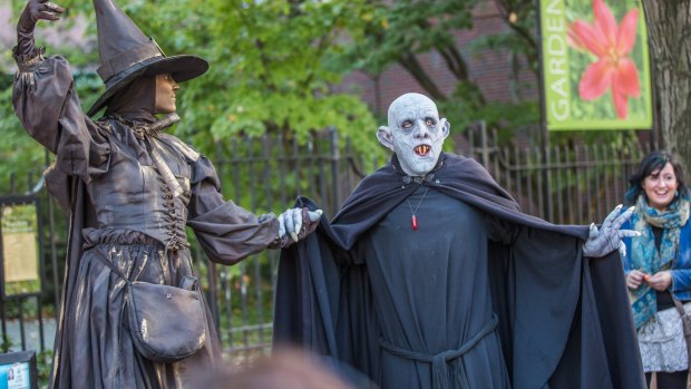 Haunted Happenings in Salem during Halloween.