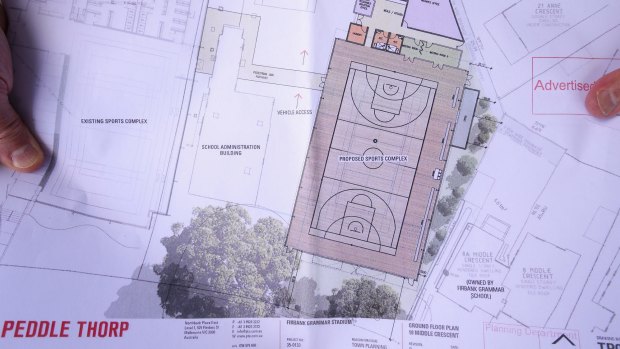 Plans from architects Peddle Thorp show Firbank's proposed sports centre. 
