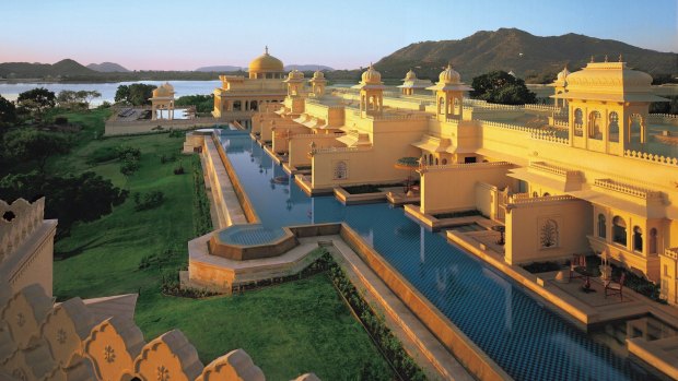 World's best: The Oberoi Udaivilas. 