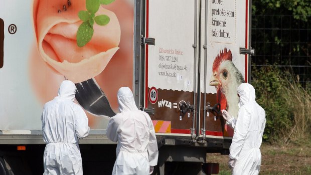 Some of the bodies in the truck found in Hungary had started to decompose, investigators said. 