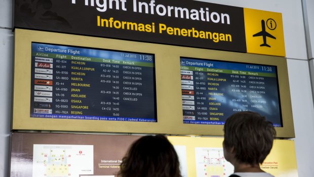 Flights resume after Virgin cancelled all flights in and out of Bali on Wednesday, and Jetstar had to send back a plane to Melbourne.