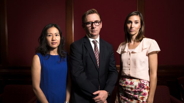 Dr Grace Wong, Professor Brian Owler and social worker Calli Goninan deal with horrific cases of child abuse at the Children's Hospital Westmead. 