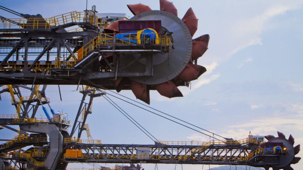 Equipment at the Abbot Point coal terminal in Queensland.