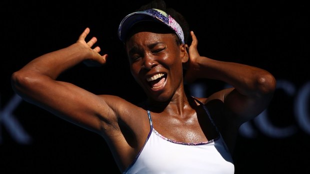 Venus Williams at 36 years of age will face her younger sister in the final.
