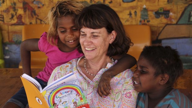 Margaret James, who claims authorship and copyright in the Honey Ant Readers, the books at the centre of a dispute with Yipirinya School in Alice Springs. 