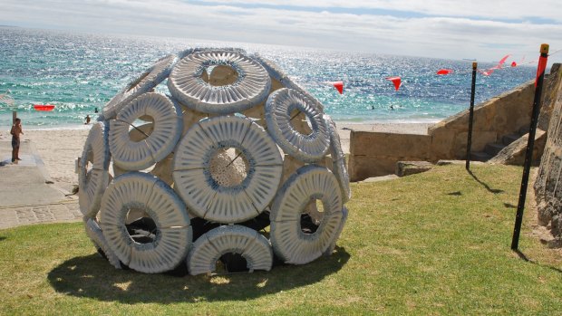 'Memories of the Ocean' is one of 77 sculptures being exhibiting at Sculpture of the Sea. 