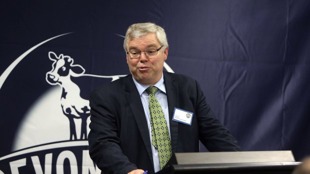 Murray Goulburn chairman Philip Tracy said the company had made "very clear" public announcements this year about the risks to the dairy market.