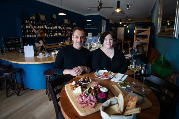 Raymond Carbonaro and Monique Emmi at the Dulwich Hill spot.