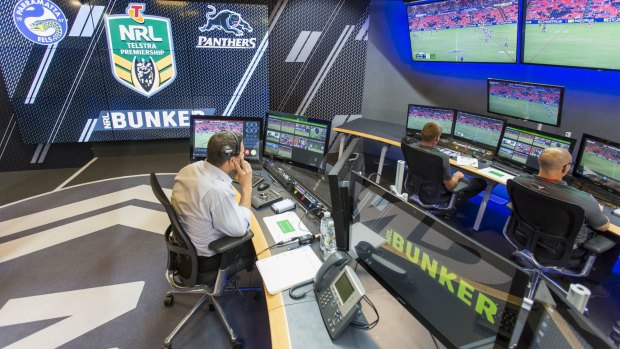 Reduced influence: Referees are making more decisions in 2017 and referring less to the bunker.