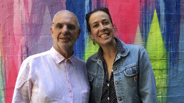 Philip Nitschke sat for artist Mirra Whale after his gig at the Melbourne International Comedy Festival.