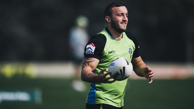 Josh Hodgson will be back in action for the Raiders after a one-match suspension.