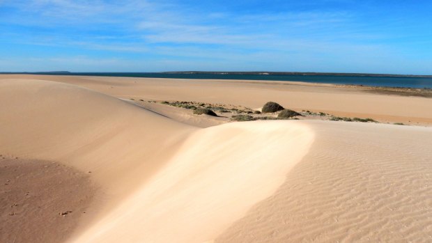 The sand dunes of Dirk Hartog Island