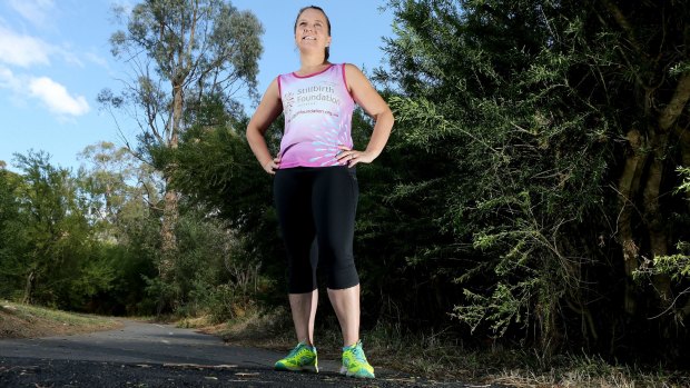 Sally Heppleston, mother and marathon runner, knows the heartbreak of having a stillborn baby.  