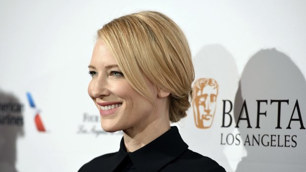 Cate Blanchett at a Baftas event in January.