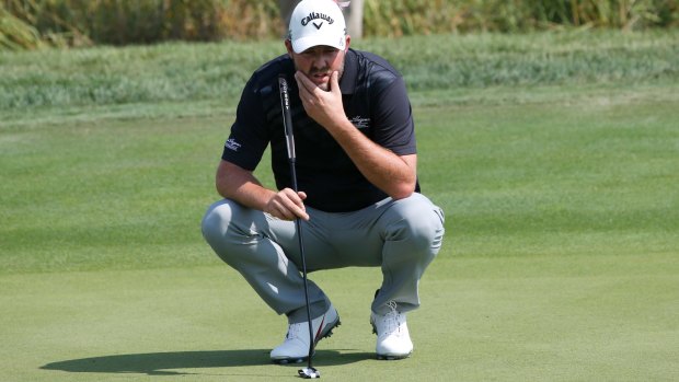 Thinking time: Marc Leishman is one round away from a $2 million payday, holding a five-shot lead into the final day.