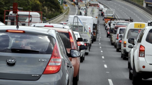 A crash on the Captain Cook Bridge caused delays on the Pacific Motorway.