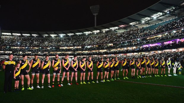 More than 85,000 packed the MCG on Monday night.