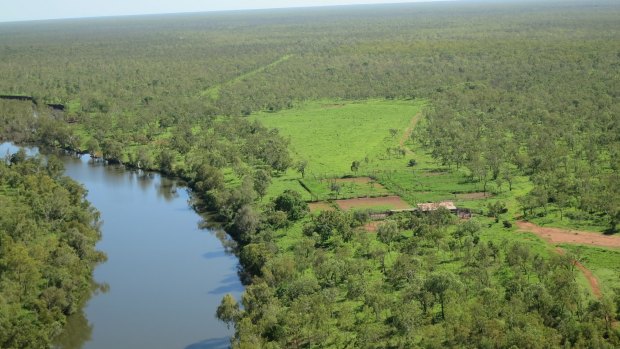 The 705,000-hectare Wollogorang and Wentworth cattle station on the shores of the Gulf of Carpentaria.