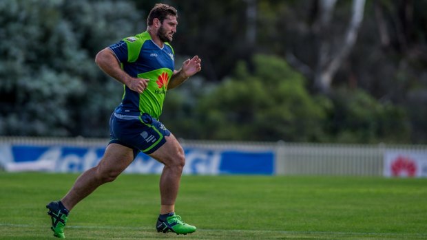 Dave Taylor is finally set to debut for Canberra. Photo by Karleen Minney.