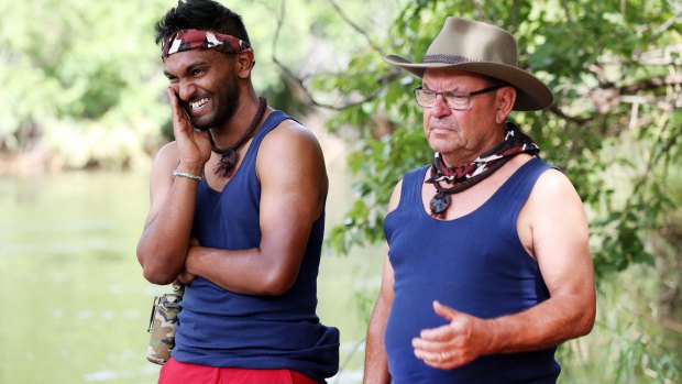 'They've put us in here to bang heads': Nazeem Hussain (left) on being cast with Steve Price.