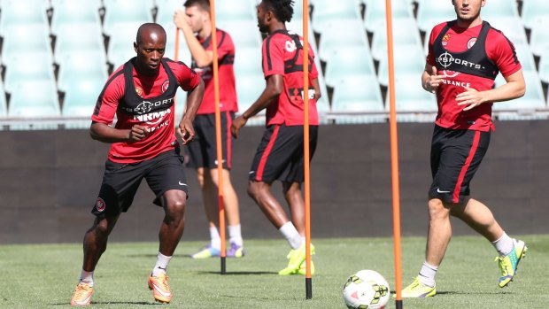 "I wanted to give something special to the club": Romeo Castelen at training.