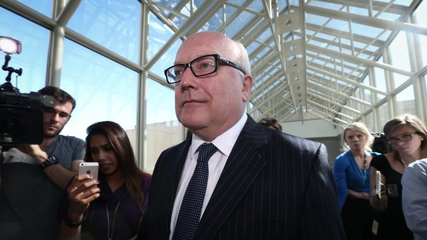 Attorney-General George Brandis said the mandatory metadata retention regime ''applies only to the most serious crime''. 