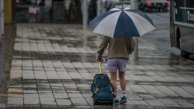 Perth is set for a drenching on Monday. 
