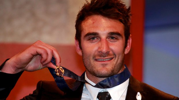 Watson after winning the Brownlow Medal.