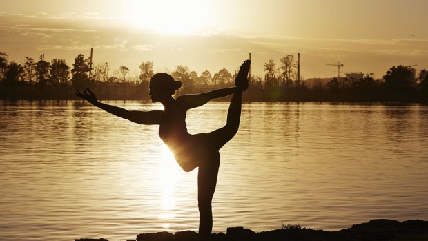 By practising yoga outdoors, you can find an inner calm that mirrors your surroundings.