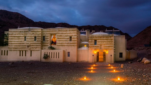 Feynan is completely off-grid and at night it's lit by hundreds of candles handmade by local Bedouin women.