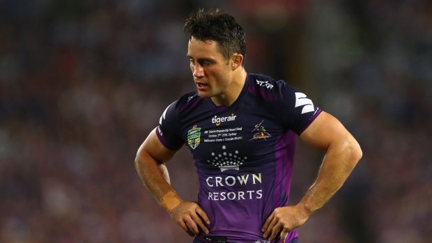 Not his night: Cooper Cronk was not at his brilliant best.