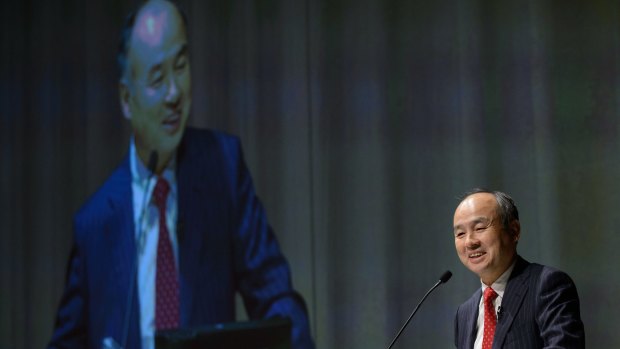 Billionaire Masayoshi Son, chairman and chief executive officer of SoftBank Group Corp.