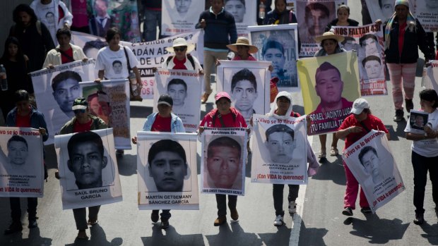 The case of the murdered students has generated months of nationwide protests in Mexico.