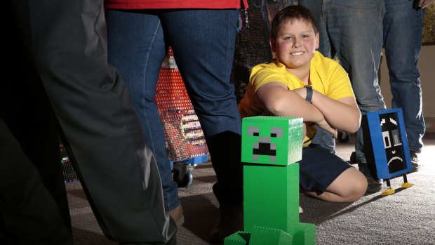 The wait almost over for Oliver McLauchlan, 11, of Wanniassa, for the Canberra Brick Expo at the Hellenic Club in Woden this weekend.