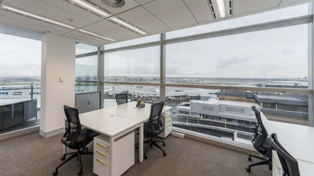 Quiet and convenient: Regus is opening new office space at Sydney airport.