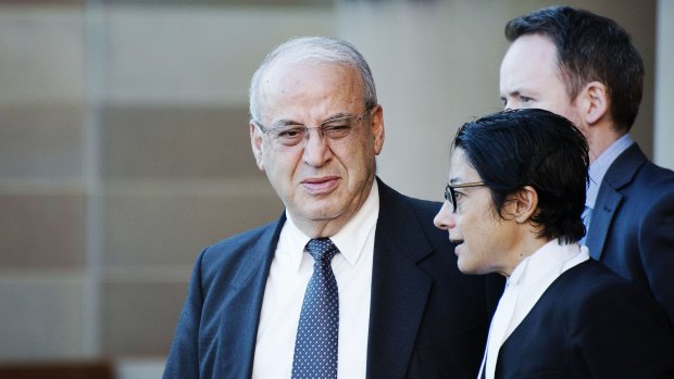 Eddie Obeid leaves Darlinghurst Supreme Court on Tuesday.