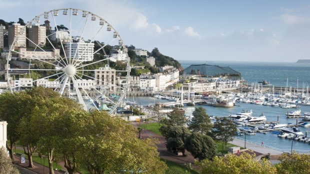The scenery at Torquay is reminiscent of France's Cote d'Azur.