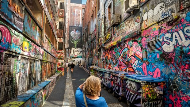 Street art-covered laneways are among Melbourne's most-visited cultural attractions.