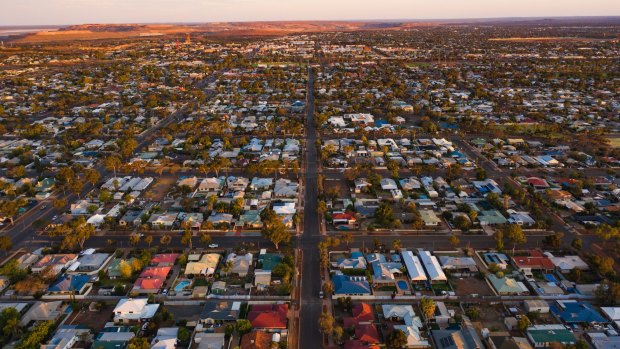 Around 100,000 people directly benefit from the pipeline, only 30,000 of whom live in Kalgoorlie (pictured).