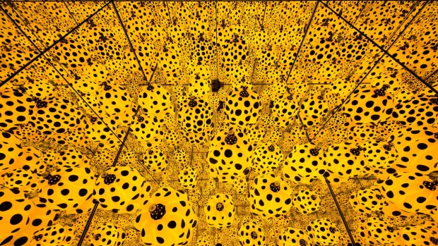 Yayoi Kusama's The Spirits of the Pumpkins Descended into the Heavens.