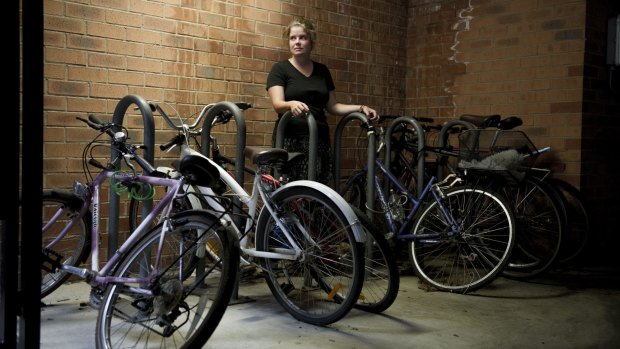 Braddon resident Sarah Mckenna had her bike stolen last year.